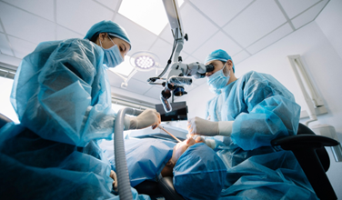 Riverdale Park patient relaxing before implant procedure 
